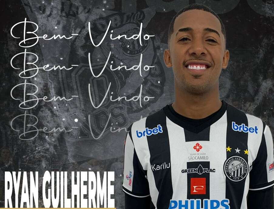 Série C: Operário-PR anuncia volante Ryan Guilherme, do Fortaleza