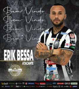 Série C: Operário-PR anunciou atacante Erick Bessa, ex-Paysandu