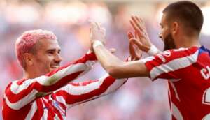 ESPANHOL: Com 2 de Griezmann, Atlético de Madrid vence a 6ª seguida