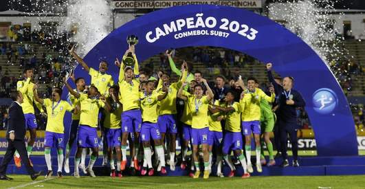 Brasil bate a Argentina e fatura o Sul-Americano Sub-17