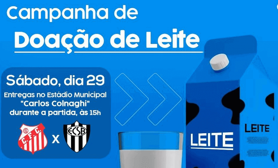 Capivariano campanha doação leite