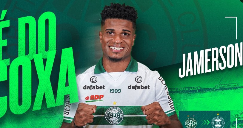 Jamerson é anunciado no Coritiba