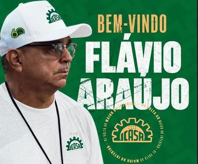 Ídolo, Flávio Araújo é anunciado como treinador do Icasa-CE