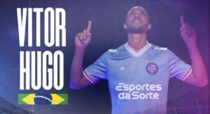 Bahia anuncia a chegada de Vitor Hugo, ex-Palmeiras