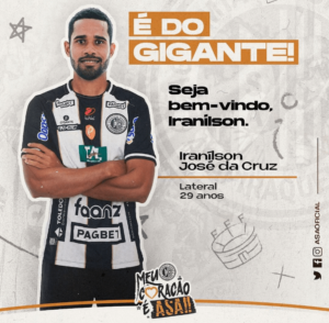 Série D: ASA anuncia lateral direito Iranilson, ex-Juventus-SP