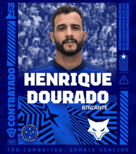 Cruzeiro enfim anuncia Henrique Dourado até o final da temporada