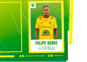 Série C: Felipe Gedoz assina com clube que enfrentará Remo e Paysandu