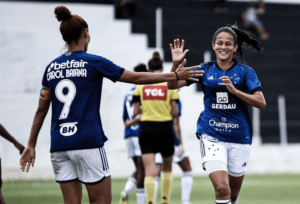 BRASILEIRO FEMININO: Cruzeiro vence Real Ariquemes-RO e invade G8