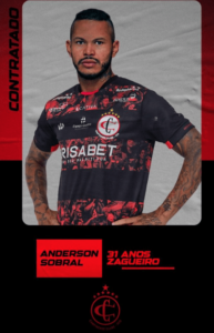 Série D: Campinense-PB anuncia Anderson Sobral, formado no Ceará
