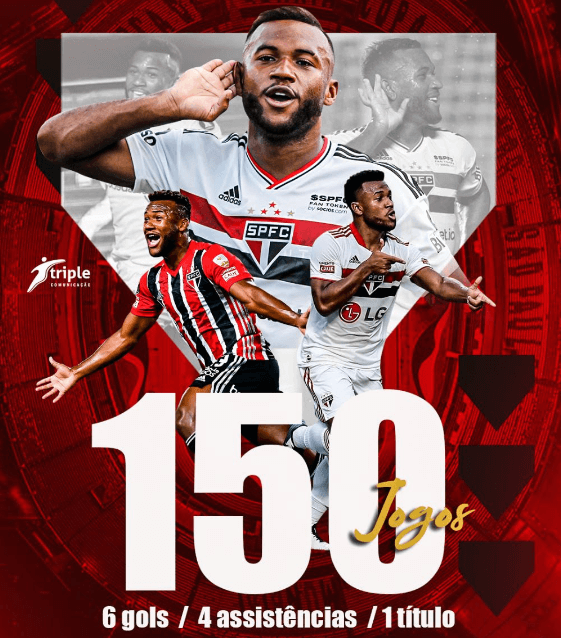 São Paulo Luan 150 jogos