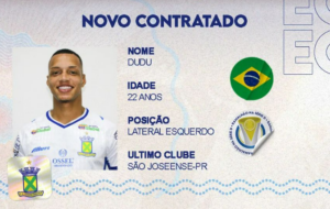 Série D: Santo André anuncia Dudu e chega a oito reforços
