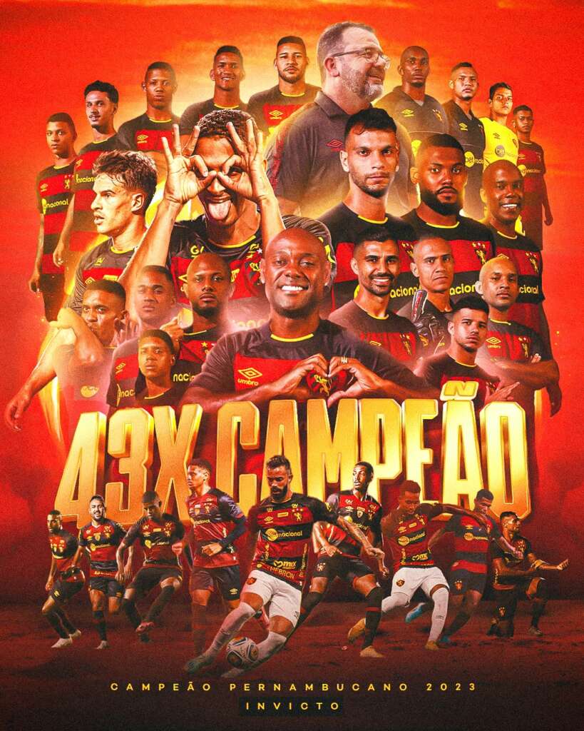 Sport conquista o seu 43° título pernambucano (Foto: Sport Recife / Divulgação)