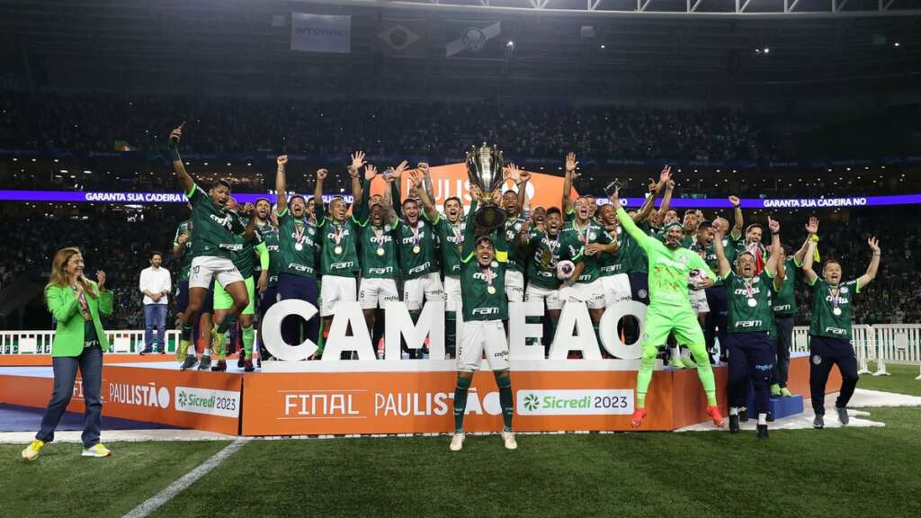 Palmeiras 4 x 0 Água Santa – Verdão repete 2022 e é bicampeão paulista