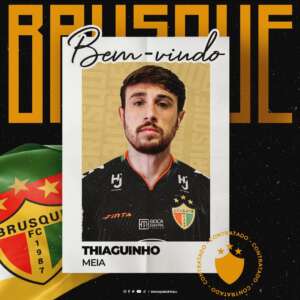 Série C: Brusque anuncia meia Thiago Moraes, campeão da Série A3 pelo Capivariano
