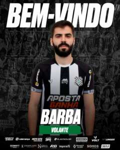 Figueirense anuncia volante Barba, emprestado pelo Novorizontino, até o fim da Série C