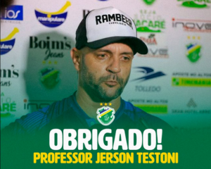 Série C: Altos-PI anuncia demissão de Jerson Testoni e contrata Sérgio Soares