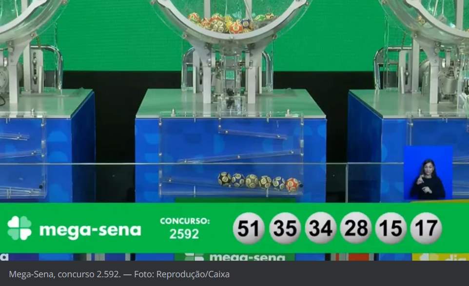 Mega-Sena acumula e vai pagar R$ 10 milhões na quarta-feira
