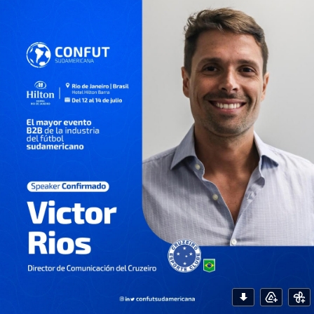 Diretor de Comunicação do Cruzeiro está confirmado na Confut Sudamericana 2023