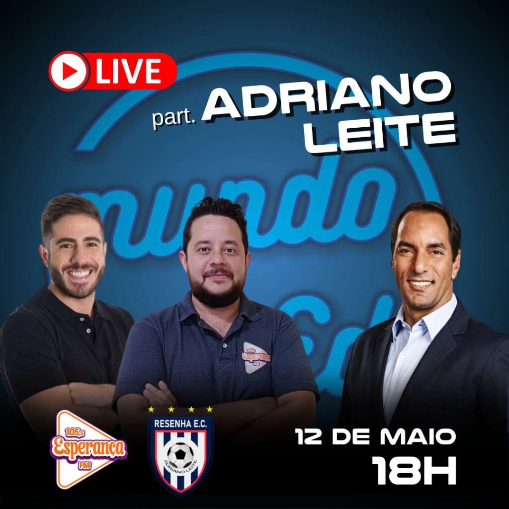 Radialista Adriano Leite da rádio e TV Esperança, participa do canal ”Mundo ED” no Youtube