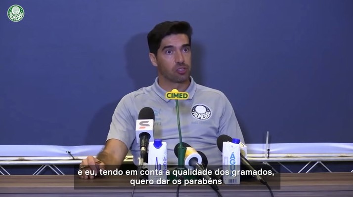 Abel avalia empate do Palmeiras: ''Tendo em conta as condições, foi um bom espetáculo''