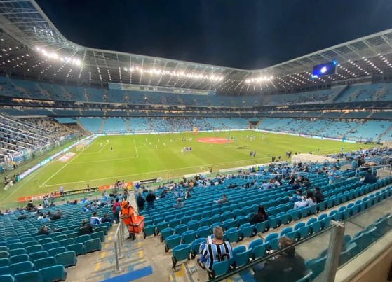 Homem é detido na Arena do Grêmio por importunação sexual