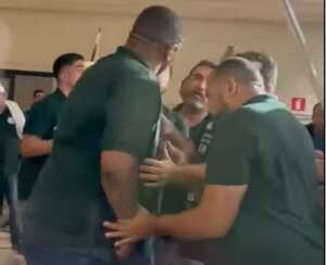 Dérbi 205: Torcida do Guarani 'ferve' no hotel e segurança dá vexame