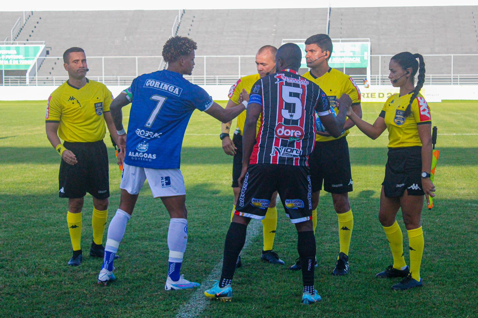 Cruzeiro-AL vence o Atlético-BA pela Série D (Foto: Augusto Oliveira / FAF)