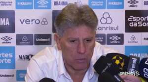 Renato Gaúcho pede calma após derrota do Grêmio: 'Sem tempestade em copo d'água'
