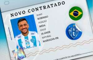 Série C: Ex-Palmeiras, Robinho é o novo reforço do Paysandu