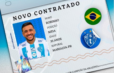 Robinho reforça o Paysandu na Série C