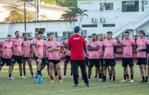 Série B: Vitória encerra preparação com dúvidas para enfrentar Botafogo-SP