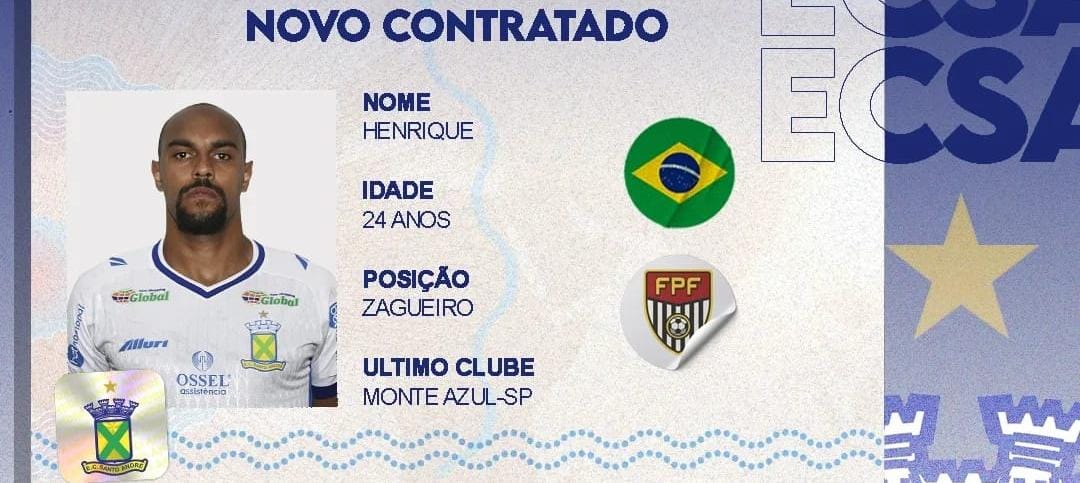 Copa Paulista: Santo André anuncia mais dois reforços