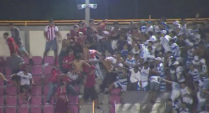 Série C: Árbitro relata briga de organizadas no jogo entre Confiança e Náutico