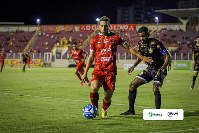 Sergipe-SE perde para o Atlético-BA (Foto: Sérgio Luís / CSS)