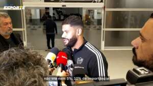 Hulk comenta sobre não ser titular no Atlético-MG contra o Corinthians: ''Decisão do treinador''