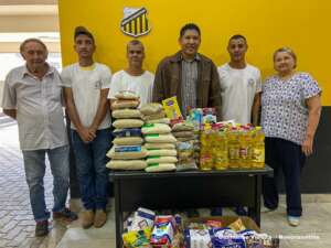Série B: Novorizontino faz entrega de alimentos do Ingresso Solidário