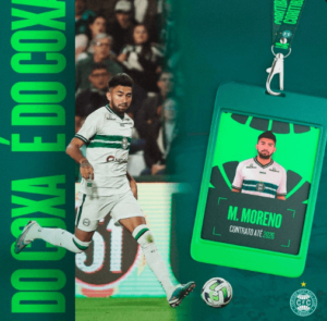 Coritiba oficializa contratação de Marcelino Moreno em definitivo