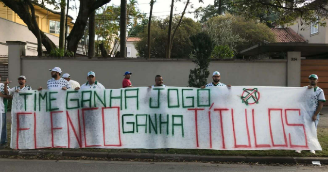 palmeiras mancha protesto