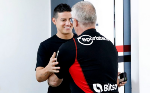 James Rodriguez faz exames médicos e testes físicos no São Paulo e conhece companheiros