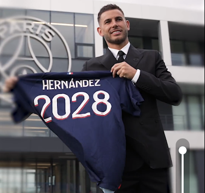 PSG anuncia a contratacao de Lucas Hernandez