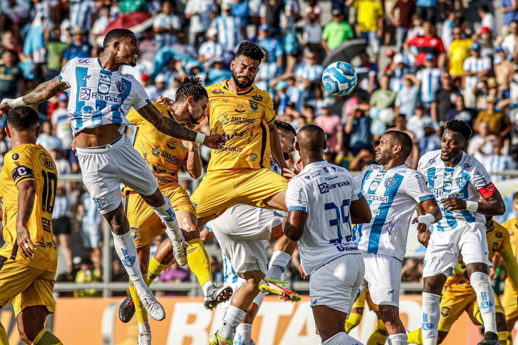 Santa Cruz perde para o Paysandu por 1x2 e segue sem vencer na