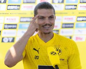 Alemão: Sabitzer quer se destacar no Borussia Dortmund com chutes de longe que aprendeu no internato