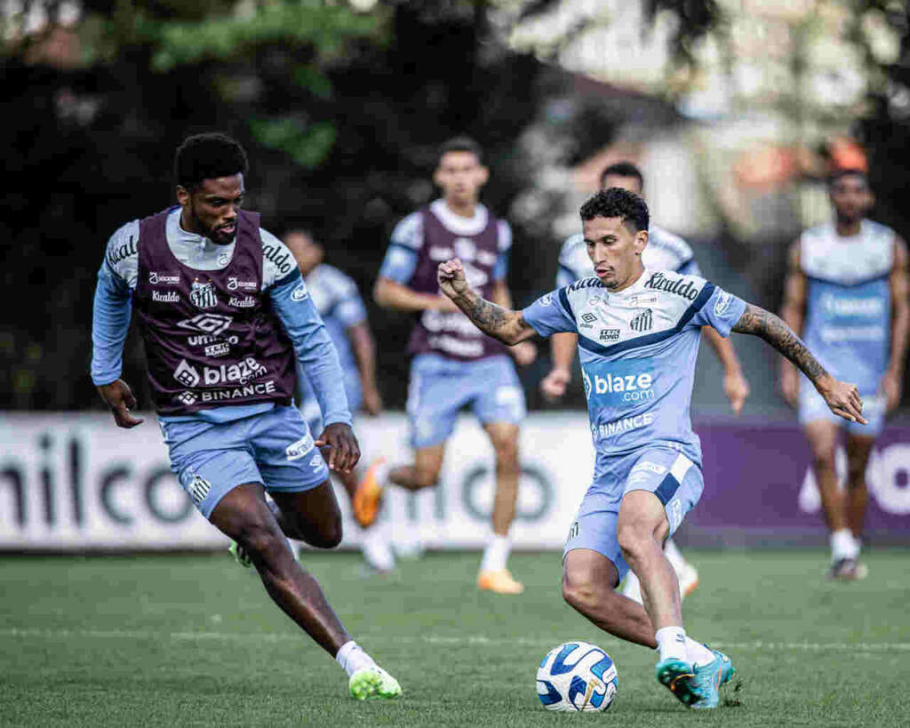 Santos finaliza trabalho para enfrentar o Sao Paulo Easy Resize.com