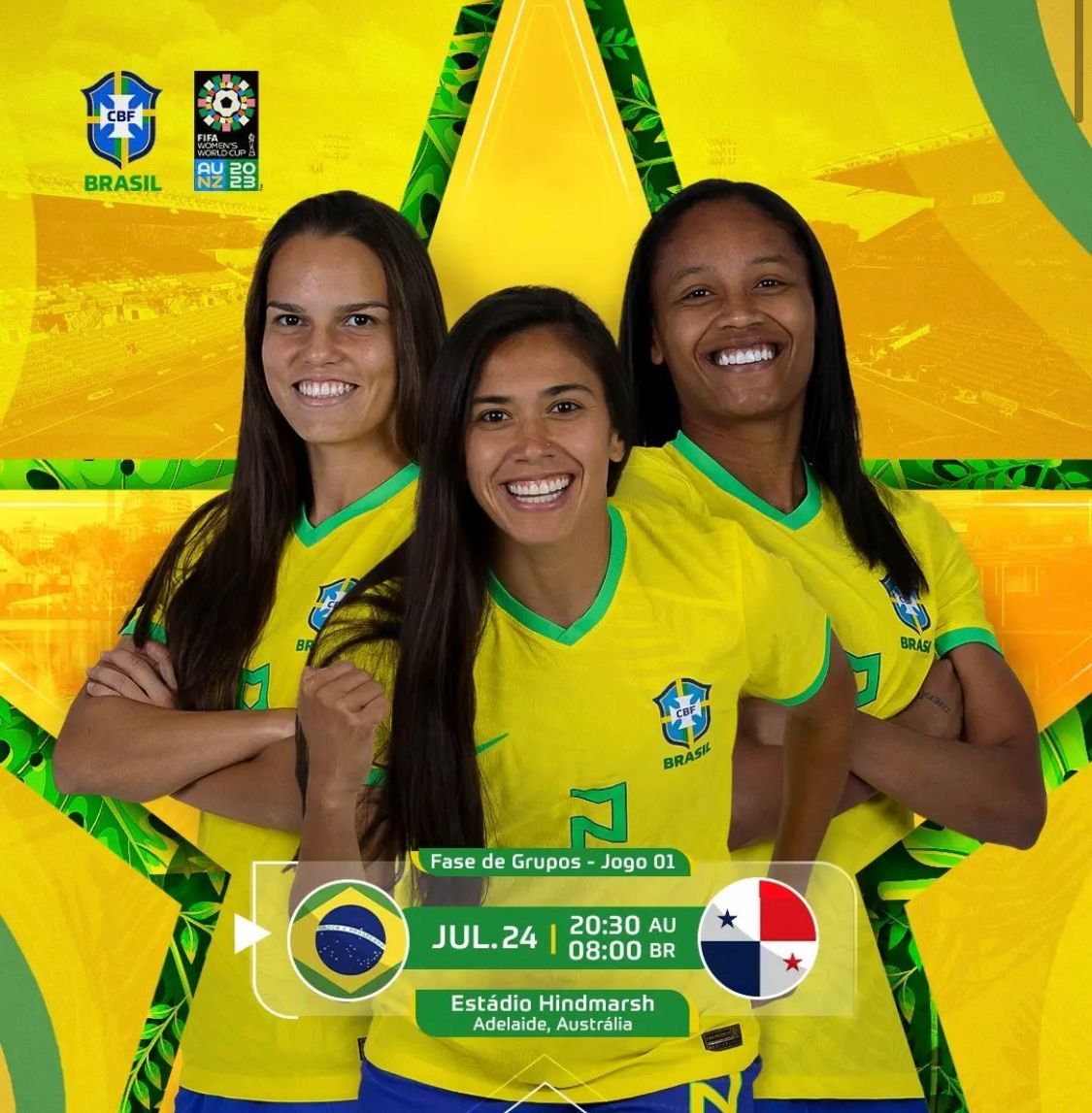 Copa do Mundo Feminina 2023: Brasil x Panamá