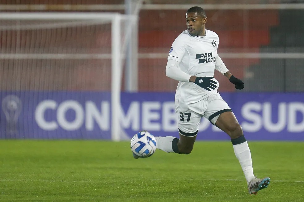 Júnior Santos é titular do Botafogo nesta temporada (Foto: Vítor Silva/Botafogo)