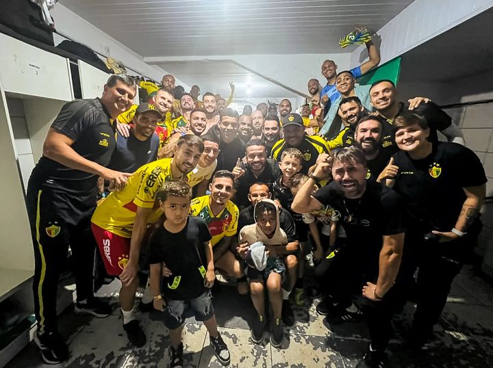 Brusque-SC vence o Paysandu-PA fora de casa (Foto: Lucas Gabriel Cardoso / Brusque FC)