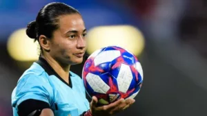 Copa do Mundo Feminina: Edina, Neuza e Leila formam o trio de arbitragem para Coreia do Sul x Marrocos