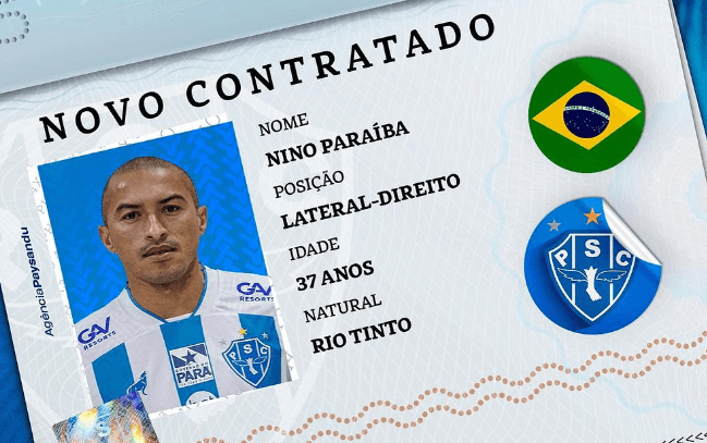 Paysandu-PA Nino Paraíba