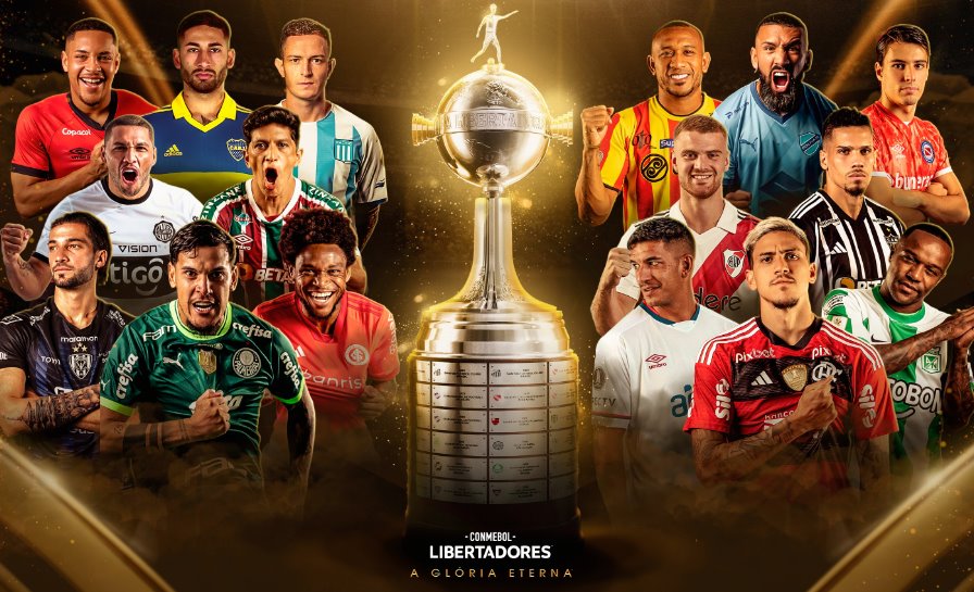 Com Palmeiras x Atlético-MG, veja as oitavas da Libertadores