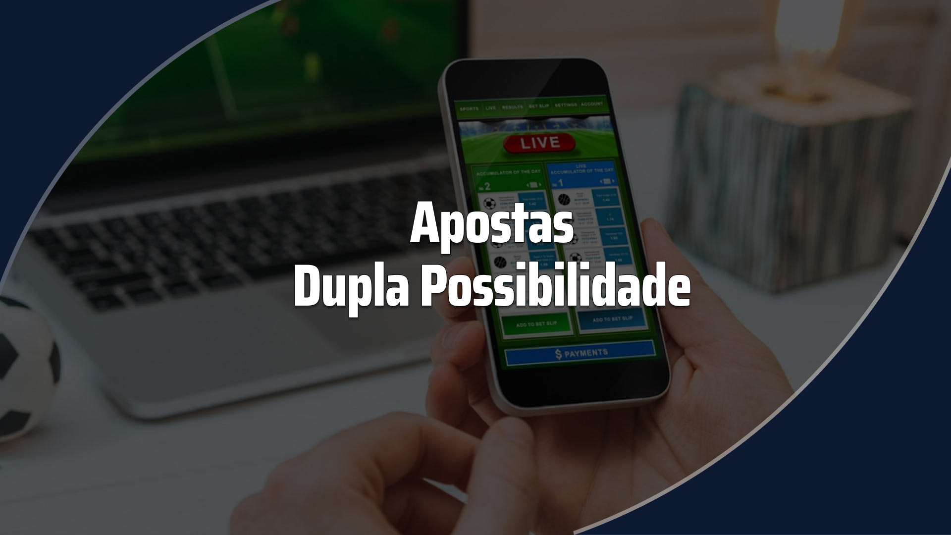 Uma bola de futebol e um smartphone um aplicativo de apostas para anunciar  jogos de futebol e casa de apostas